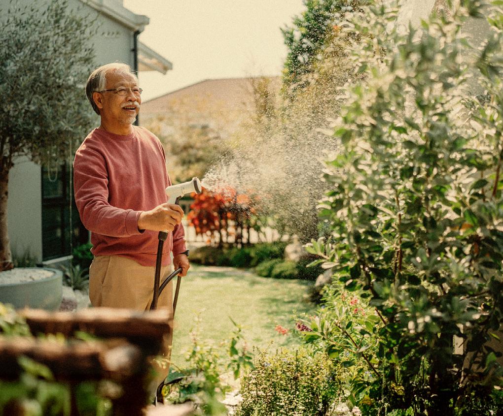 Only use a hose when needed, and always with a trigger nozzle.